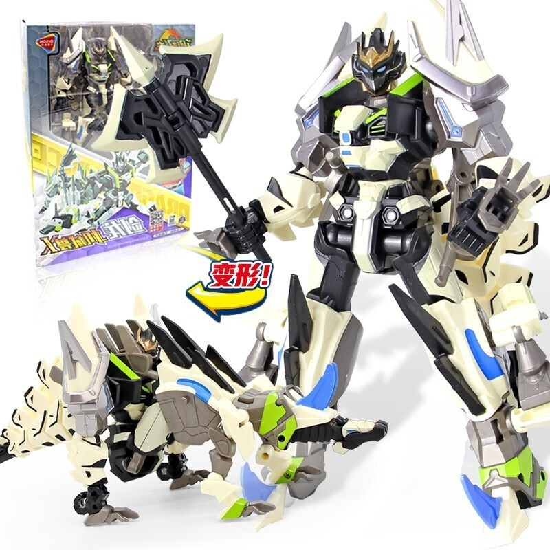 德馨龙魂觉醒单只装钢铁飞龙变形机器人男孩玩具312岁