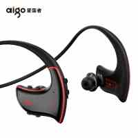 爱国者（aigo）运动无线蓝牙耳机601 跑步mp3插卡可接电话双耳耳塞入耳脑后挂耳式华为OPPO苹果一体式健身男女