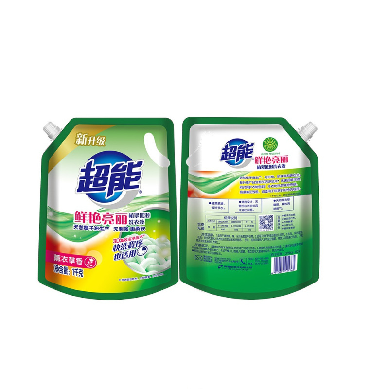 超能 植翠洗衣液 (鲜艳亮丽) 1kg*2袋装