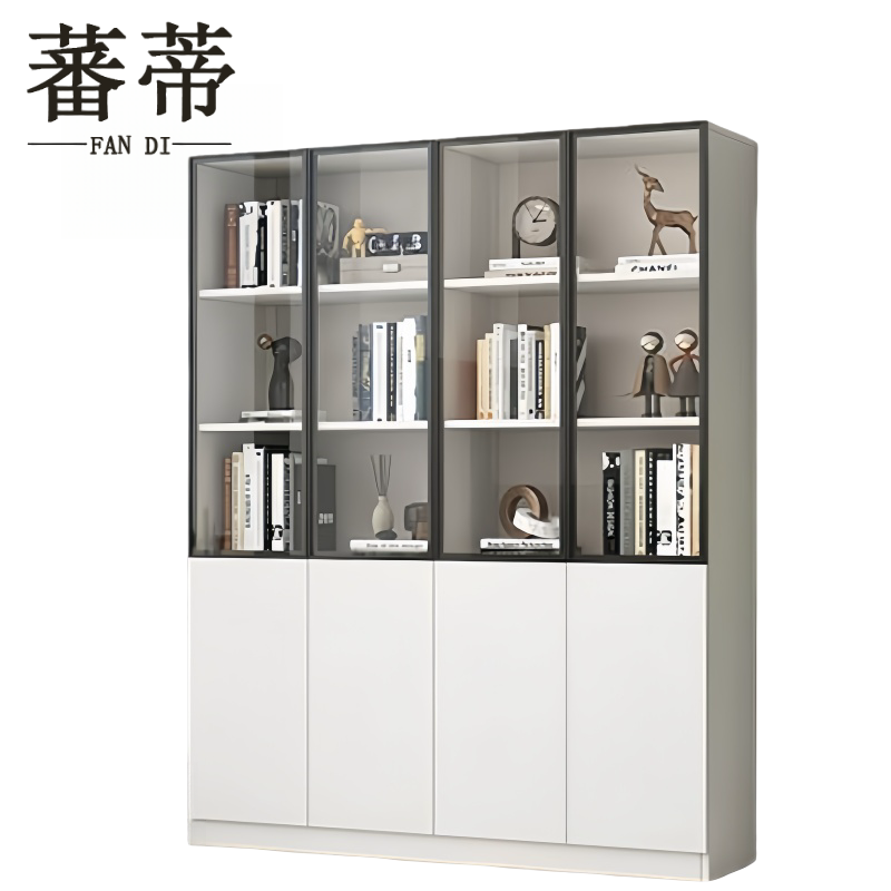 蕃蒂 书柜四门 台