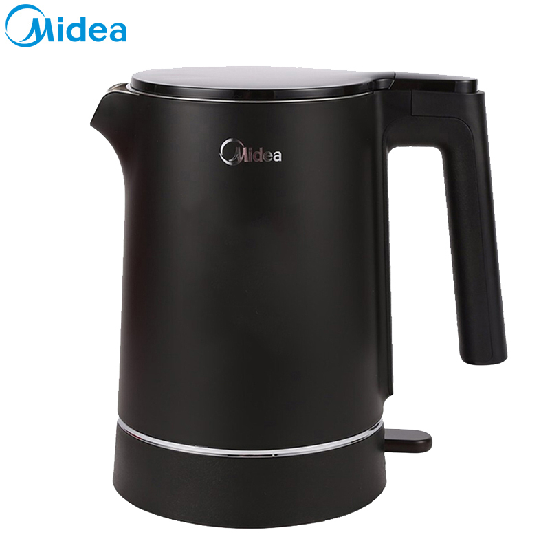 美的(Midea) MK-HJ1517a 家用电热水壶食品接触级304不锈钢快速壶