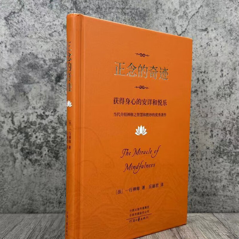 [正版]正念的奇迹 一行禅师著 获得身心的安详和悦乐人生哲学心理学舍得放寂静之道西藏生死书次第花开正念禅修观呼吸透过佛高清大图