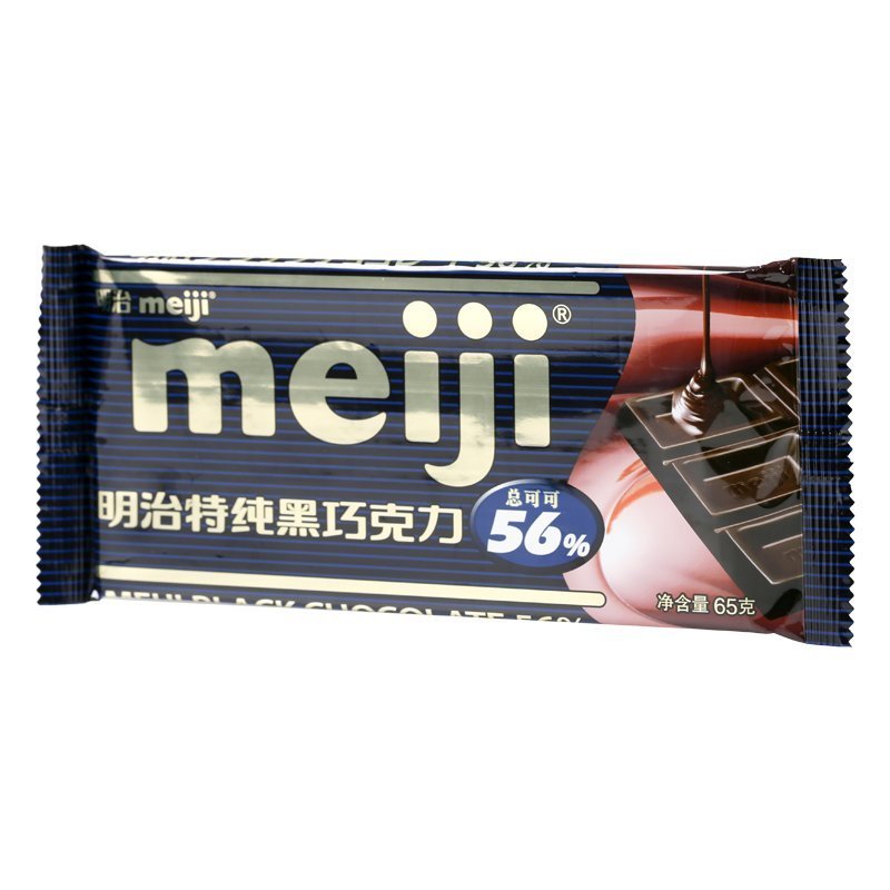 明治 特纯黑巧克力(总可可含量56%)65g/盒
