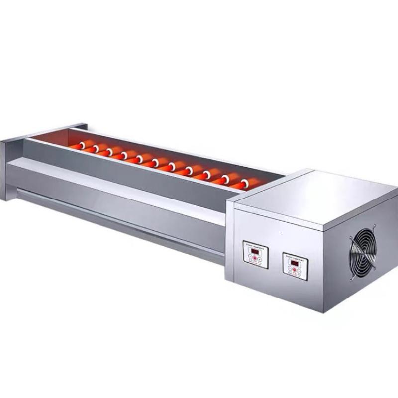 无烟烧烤炉古达燃气烧烤电烧烤炉商用摆摊黑金管液化气煤气烤面筋生蚝