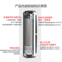 Haier/海尔热水器 海尔160升一体式空气能热水器KD1800W-160AE3-U1 38分贝超静音 节能省电