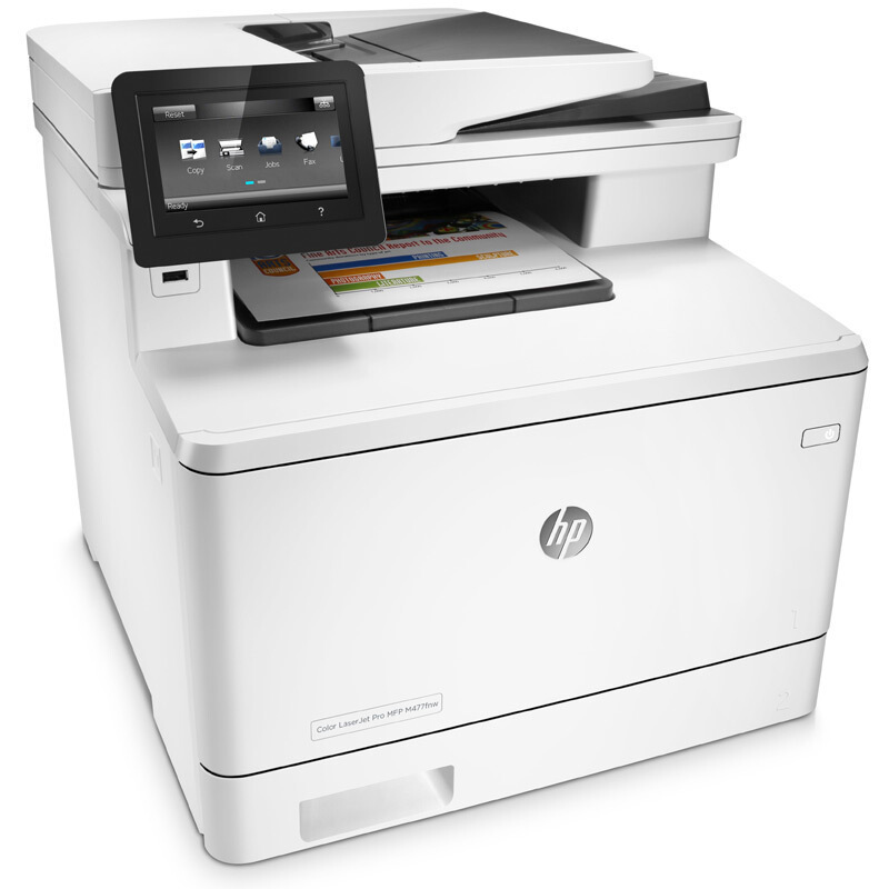惠普HP LaserJet Pro M479FNW A4无线彩色打印复印扫描一体机无线彩色打印机 无线彩色激光打印复印机有线无线打印复印扫描一体机
