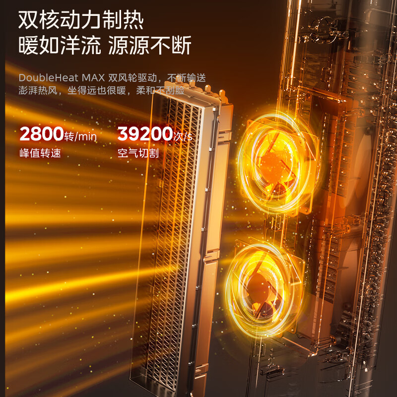 美的(Midea)石墨烯暖风机取暖器 家用立式语音遥控电暖器大面积电暖气浴室卫生间小型电暖风热风机 HFT22QGR高清大图