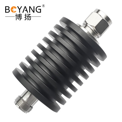 博扬 N型射频衰减器 同轴衰减器50W 0-4GHz N-JK公转母头固定大功率衰减器 BY-N-50W