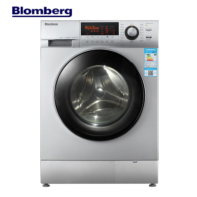 博伦博格/Blomberg WNF80242XS 8公斤智能云wifi变频家用一级节能滚筒洗衣机（银色）