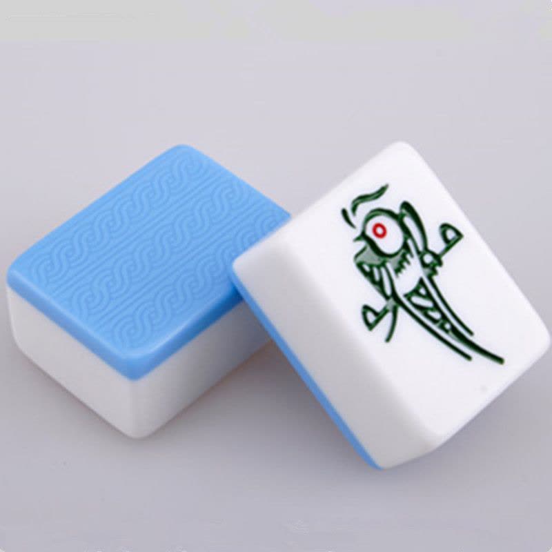 家用麻将牌手搓中大号闪电客四川手打麻将牌密胺材质送桌布53*38*26图片