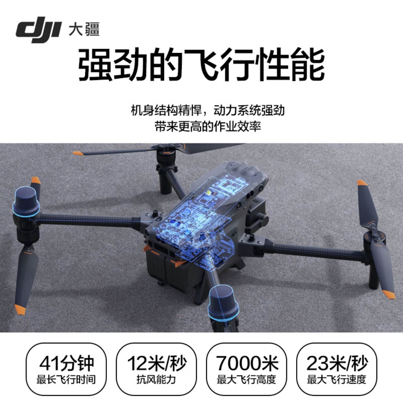 DJI 大疆经纬M30 测绘无人机 专业航拍高清4k 小型旗舰机 多方位避障[包含电池*2+电池箱*1]高清大图