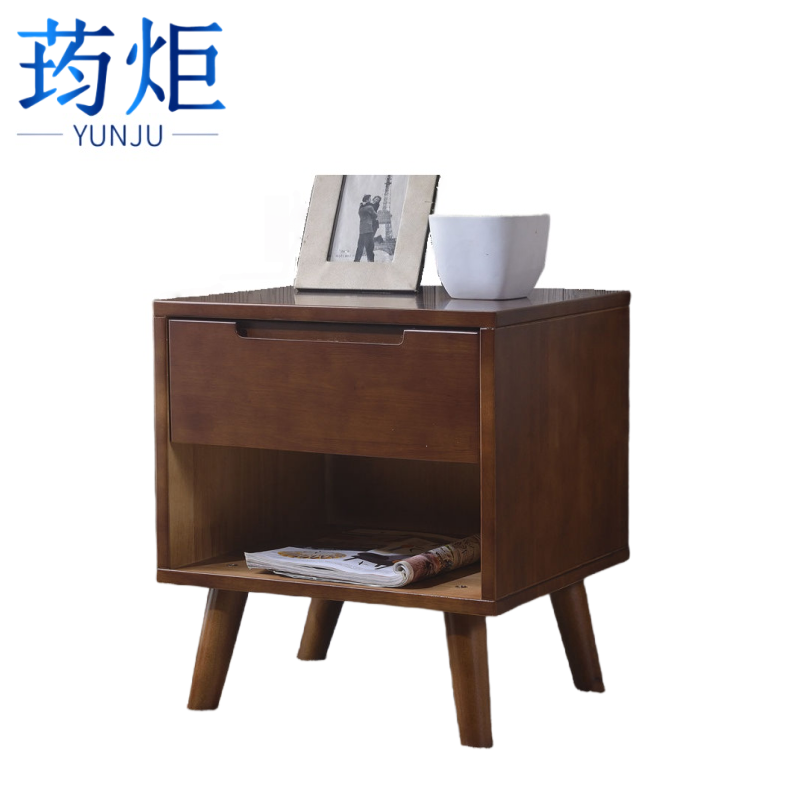 荺炬 床头柜 双抽个高清大图