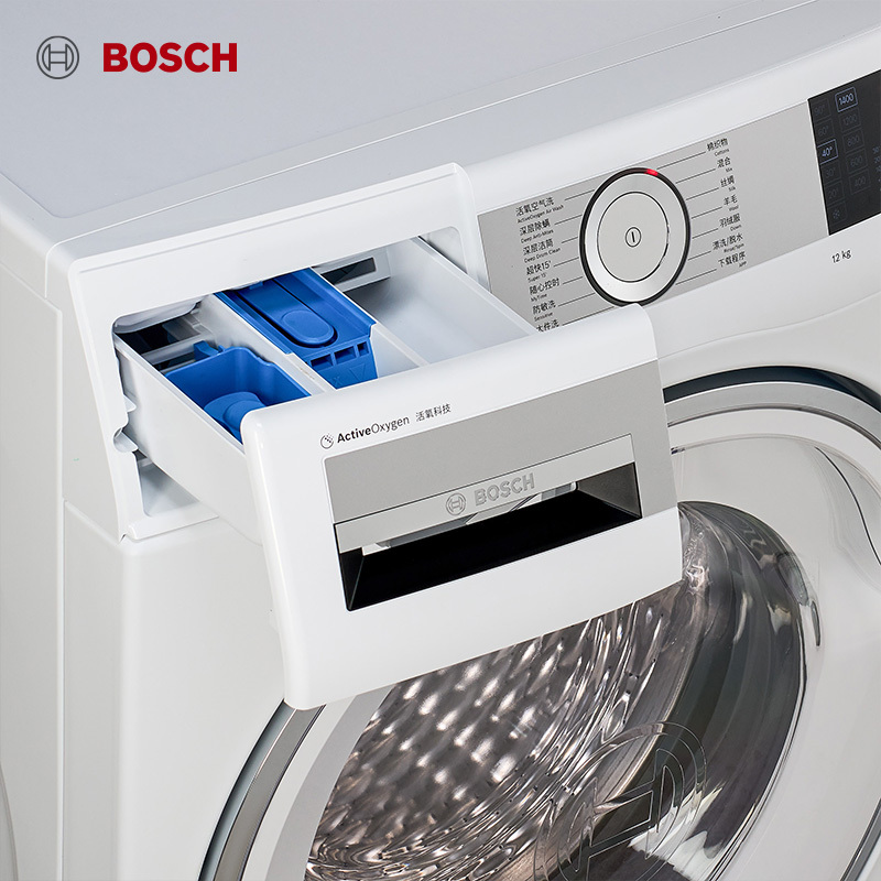 博世(BOSCH)12公斤 全自动变频滚筒洗衣机 家用大容量 XQG120-WWD374B00W