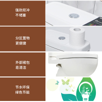 科勒齐悦丽裙版马桶坐便器家用科勒五级旋风分体虹吸马桶节水缓降盖板22746T/22747T