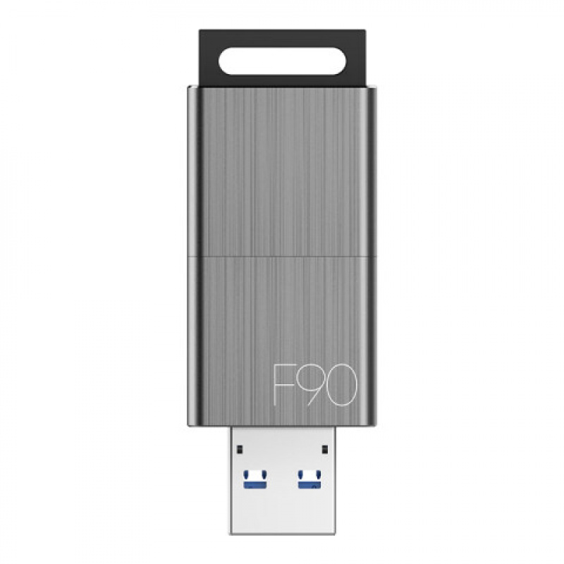 忆捷(EAGET) F90-256G USB3.0 高速金属推拉式 U盘 (计价单位:个) 锖色高清大图