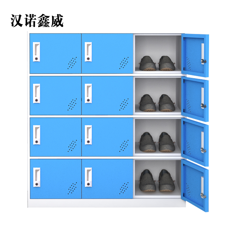 汉诺鑫威文件柜办公柜储物柜12门手机柜900*400*1000高清大图