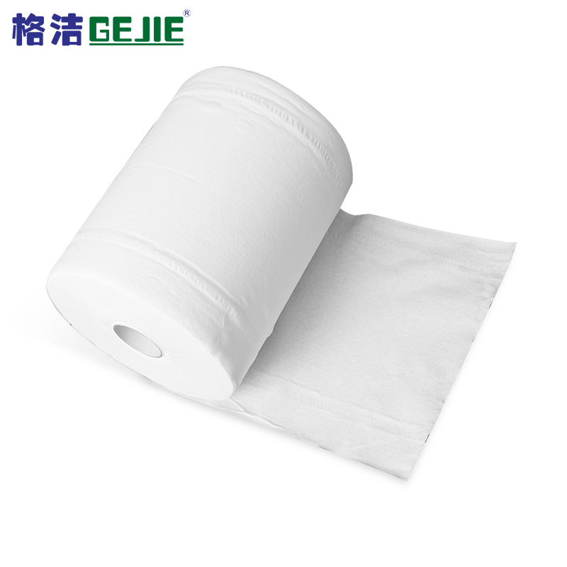 格洁 610020 L20双层工业擦拭纸 20cm×30cm×300张/卷×12卷/箱 吸油吸水不易破损低尘