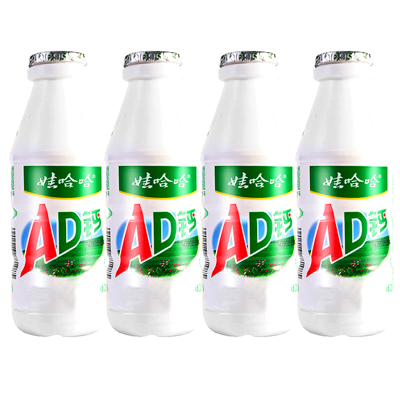[全店满45元免邮]娃哈哈AD钙奶220g*4瓶含乳饮料学生儿童早餐怀旧休闲饮品