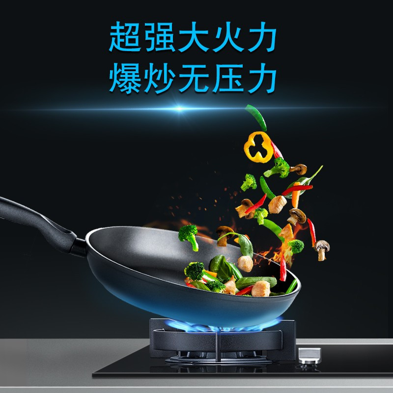 西门子(SIEMENS)燃气灶嵌入式 黑色钢化玻璃面板大火力燃气灶 天然气双灶 家用 JZT-ER8PF233MP