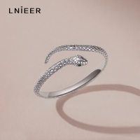 999纯银本命年蛇形银手镯女足银镯子小众精致手饰送女友礼物银饰送女朋友老婆情人节七夕生日礼物