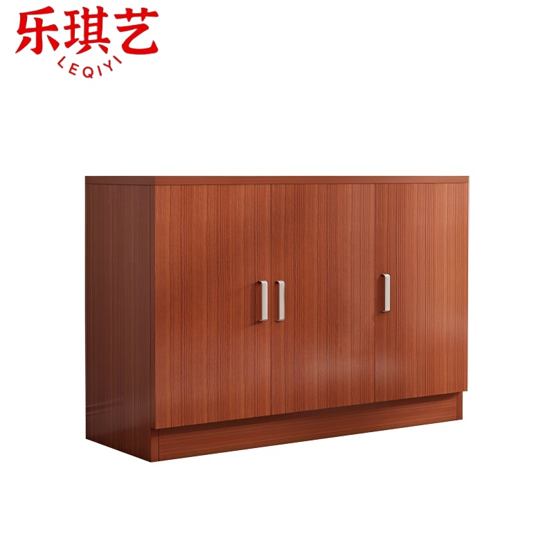 乐琪艺 餐边柜 柚木色 90*40*80cm 台高清大图
