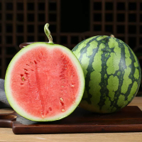 【西沛生鲜】云南新鲜麒麟西瓜 1个 3-4斤 新鲜水果 汁多肉甜