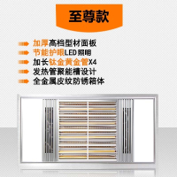闪电客✅ 集成吊顶黄金管浴霸_超薄6cm单多功能光波取暖 单暖30X30（无开关）5CM抖音