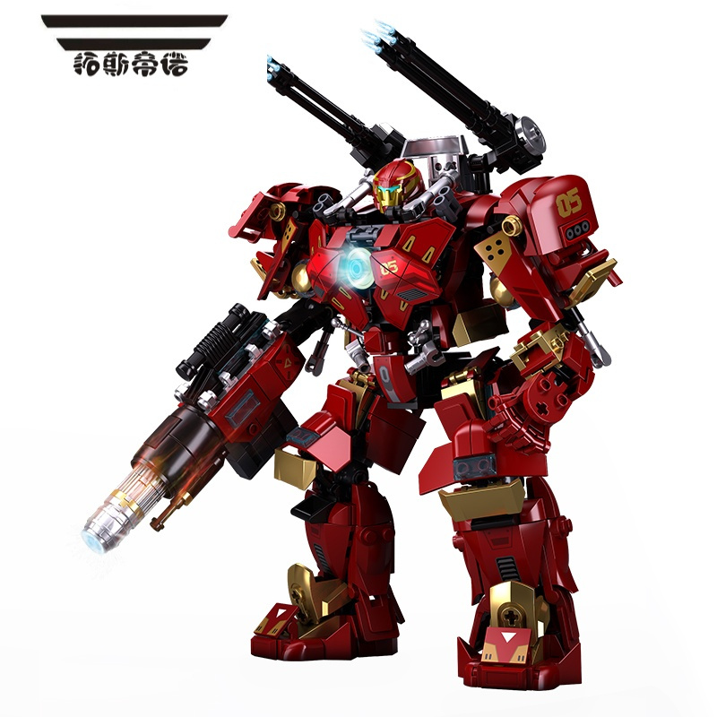 拓斯帝诺孤勇者反浩克装甲机甲儿童益智拼装积木玩具男孩生日礼物