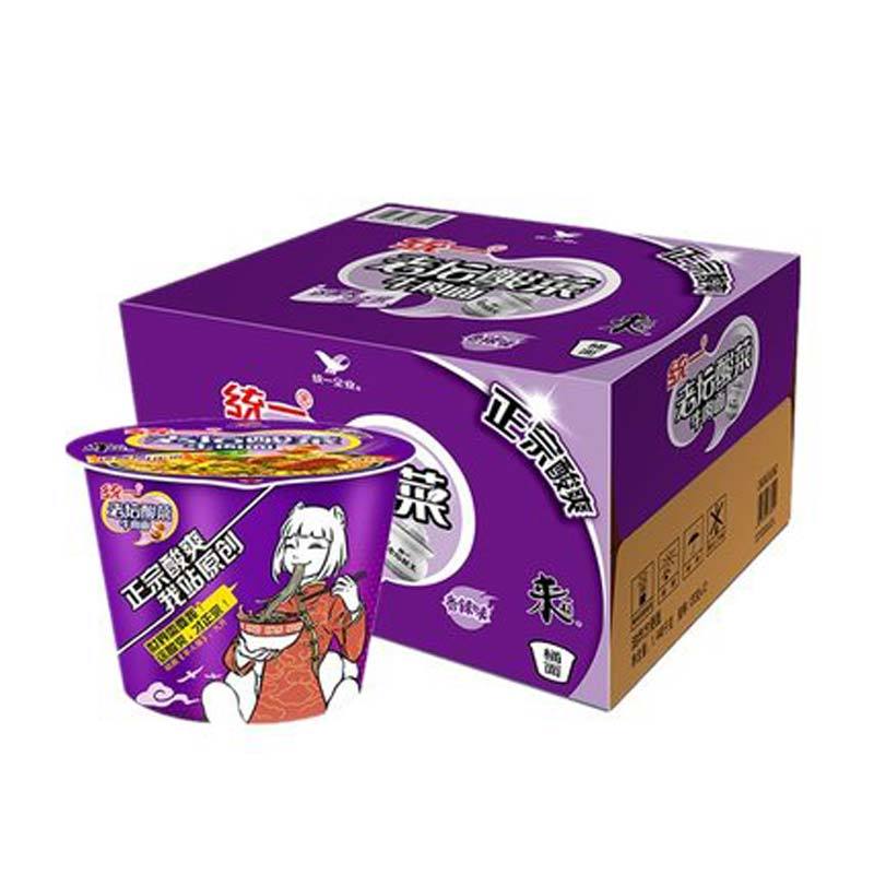 统一 老坛酸菜（香辣味）方便面 12桶/箱 （10箱）