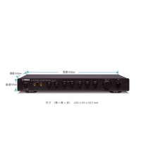 雅马哈（YAMAHA）KPX-500卡拉OK混响器处理器 金属其他（黑色）
