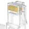 普联/TP-LINK 水晶头 TL-EH602 RJ45 非屏蔽 常规pvc 100 0103002457&&