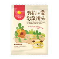 炊趣 有机儿童彩蔬馒头208g/8个 有机认证蔬菜馒头花卷面点 宝宝辅食主食放心营养早餐