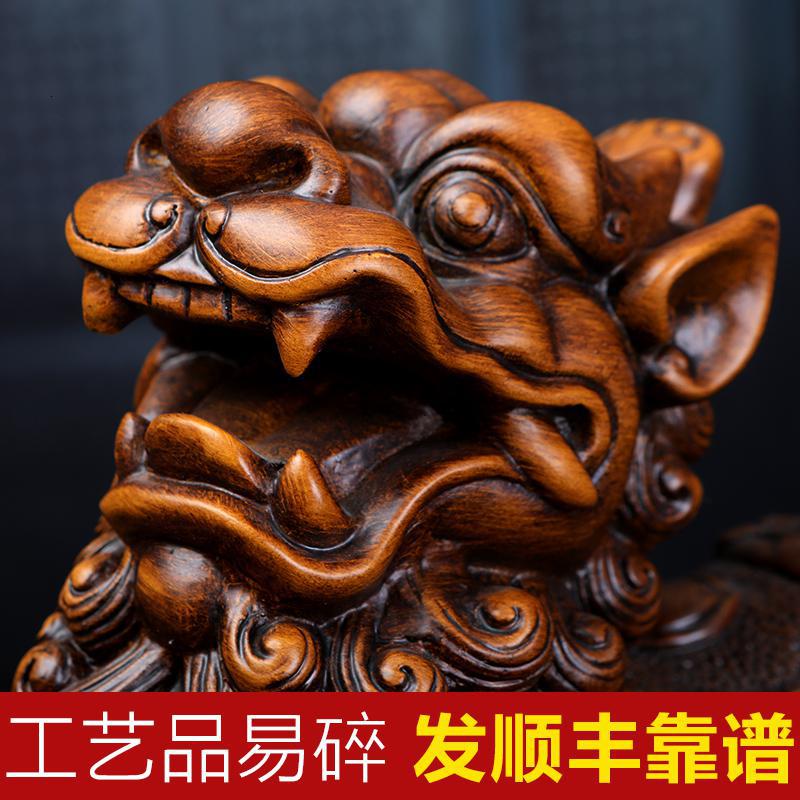 貔貅摆件一对客厅办公室装饰品新店铺开业工艺摆设高清大图
