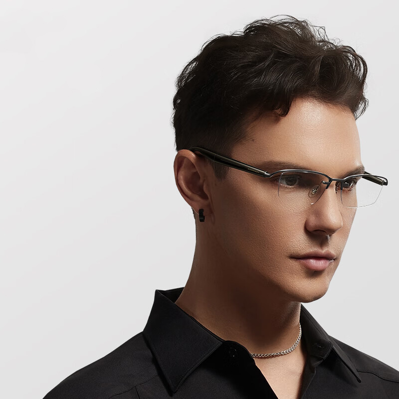 界环 AI智能眼镜 特别版 钛半框款高清大图