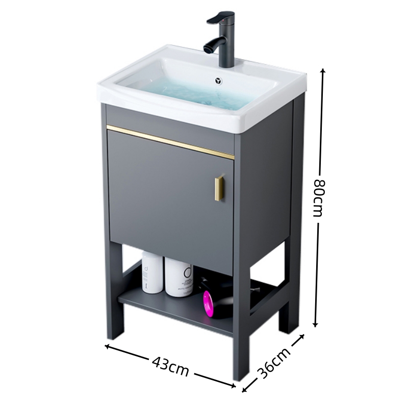豫龙都浴室柜43cm台高清大图