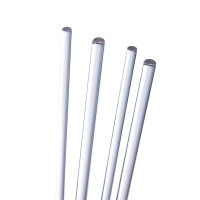 垒固 高硼硅玻璃棒6*200mm平头/圆头实心玻璃烧杯搅拌棒 引流棒 导流棒 调药棒 （10支）