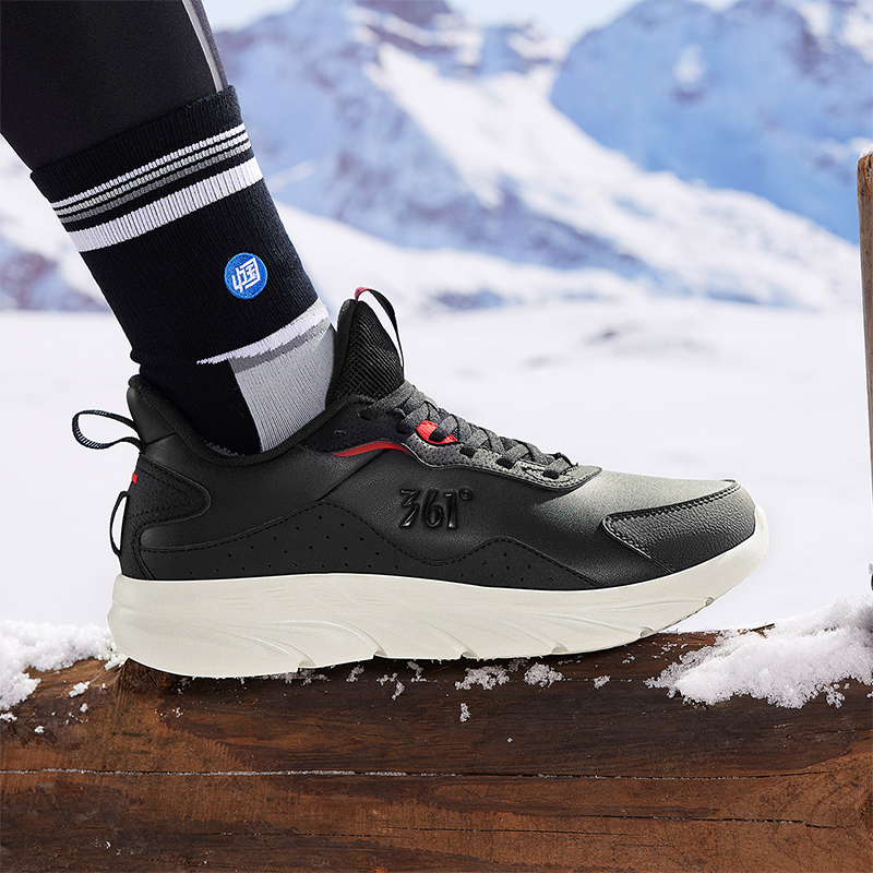 361男鞋跑步鞋冬季新款保暖鞋子加绒加厚运动鞋跑鞋棉鞋男款