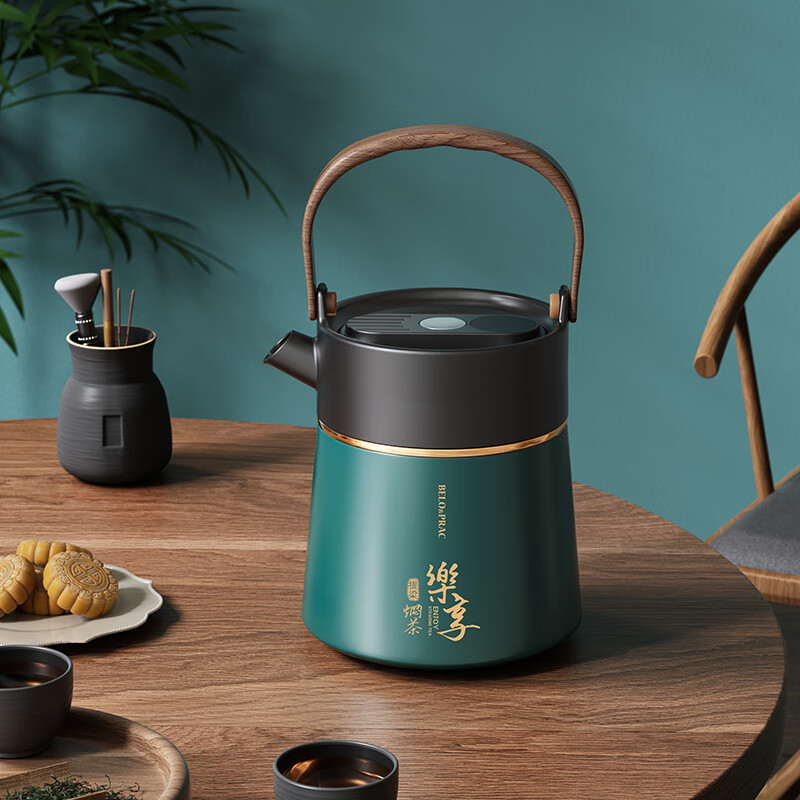 贝洛可 BK136乐享-提梁焖茶壶 经典古法提梁壶造型 大容量1100ml高清大图
