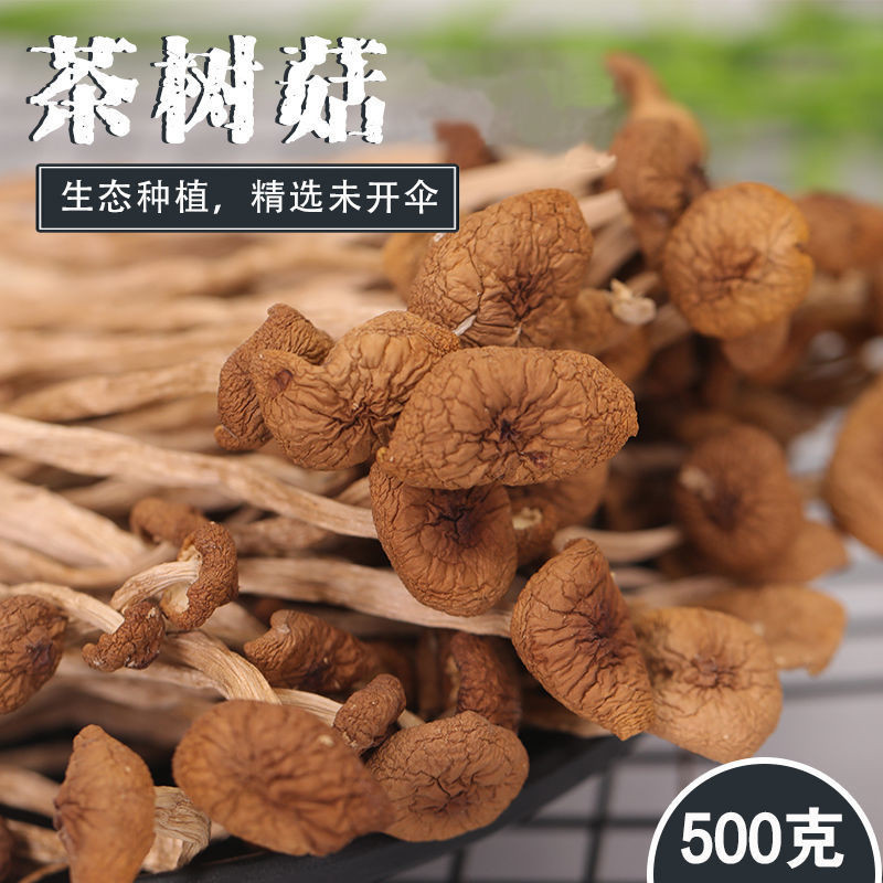 [江苏乡村振兴][财政集采][灌南]灌农 茶树菇干袋装(500克装)