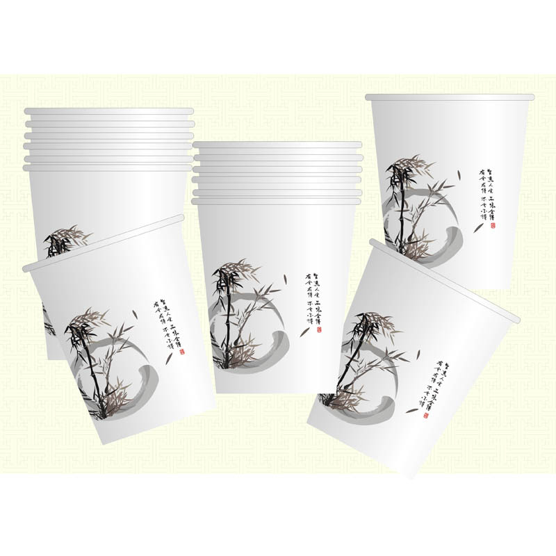 徽金贵加厚一次性安全环保纸杯12盎司340ML(特规格)/只