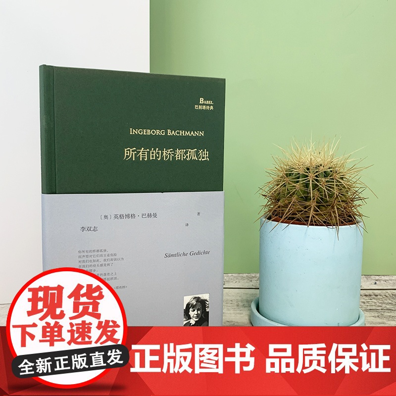 所有的桥都孤独精装版 巴别塔诗典系列奥地利国家文学奖得主德语诗歌的明珠英格博格·巴赫曼诗歌全集书籍高清大图