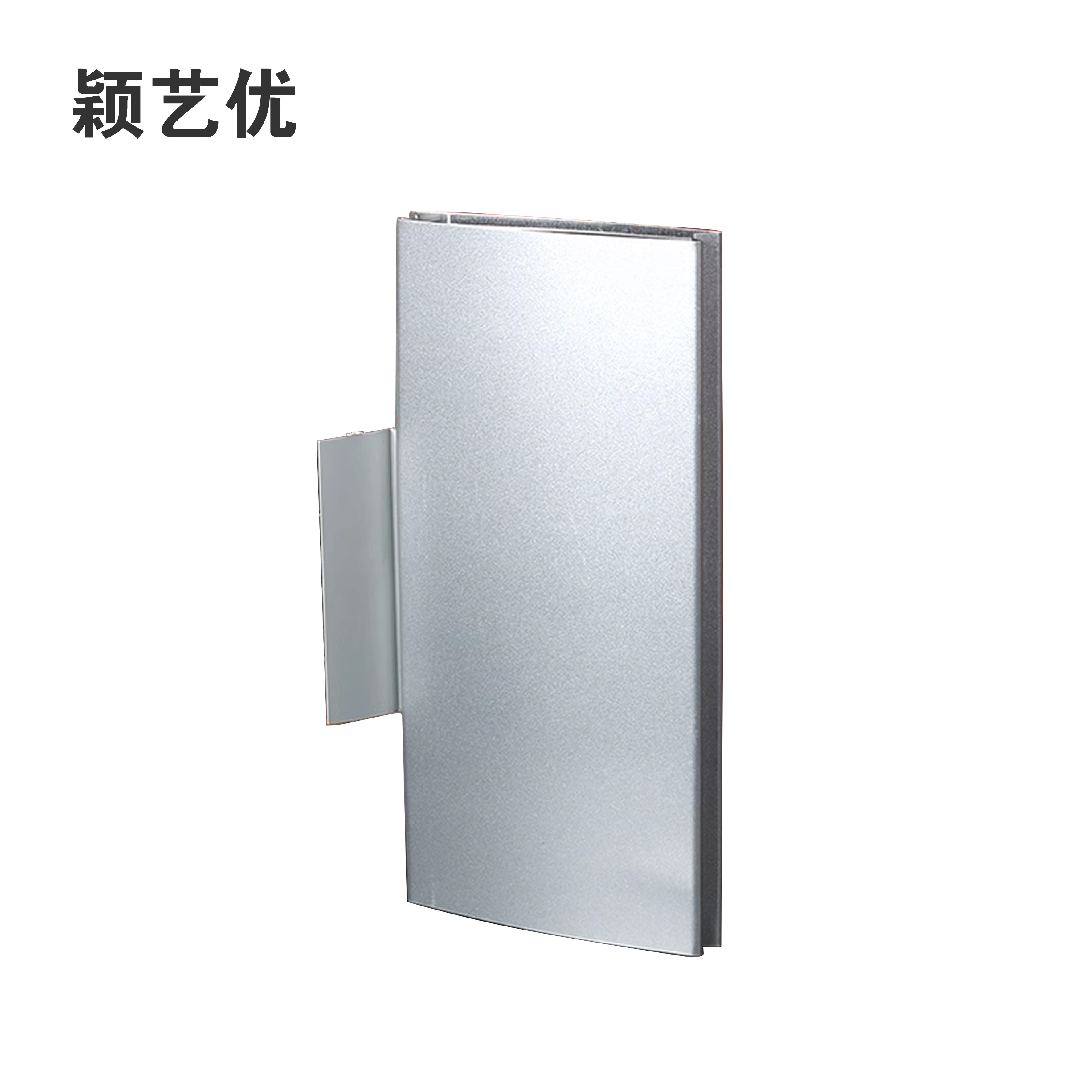 颖艺优 铝合金门牌单位科室车间三角弧形牌 三角290X120mm 块高清大图