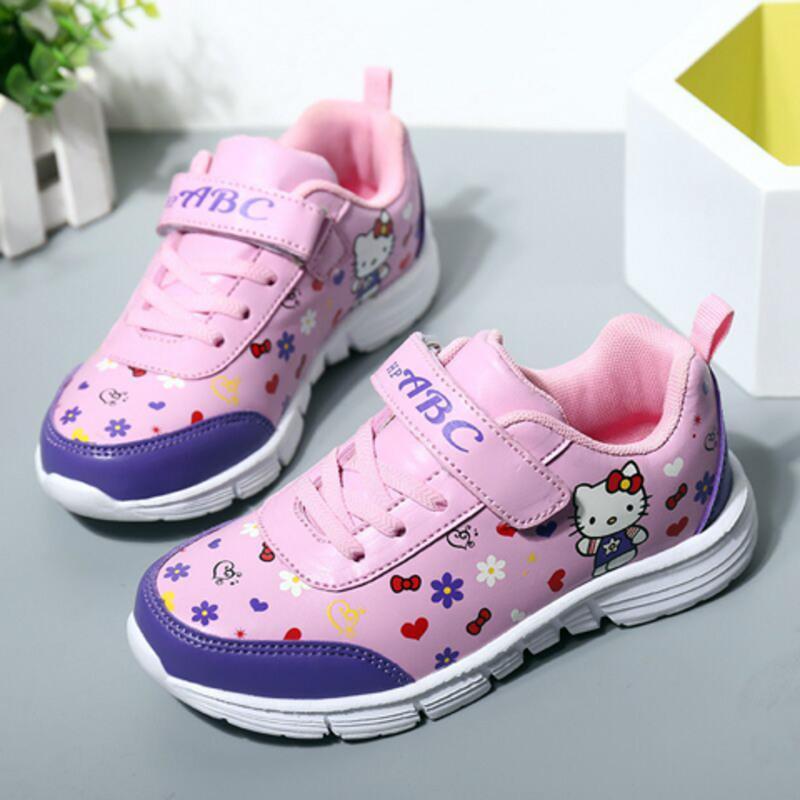 女童鞋秋季女童运动鞋皮面儿童鞋子防水童鞋女童冬季跑步鞋小学生775