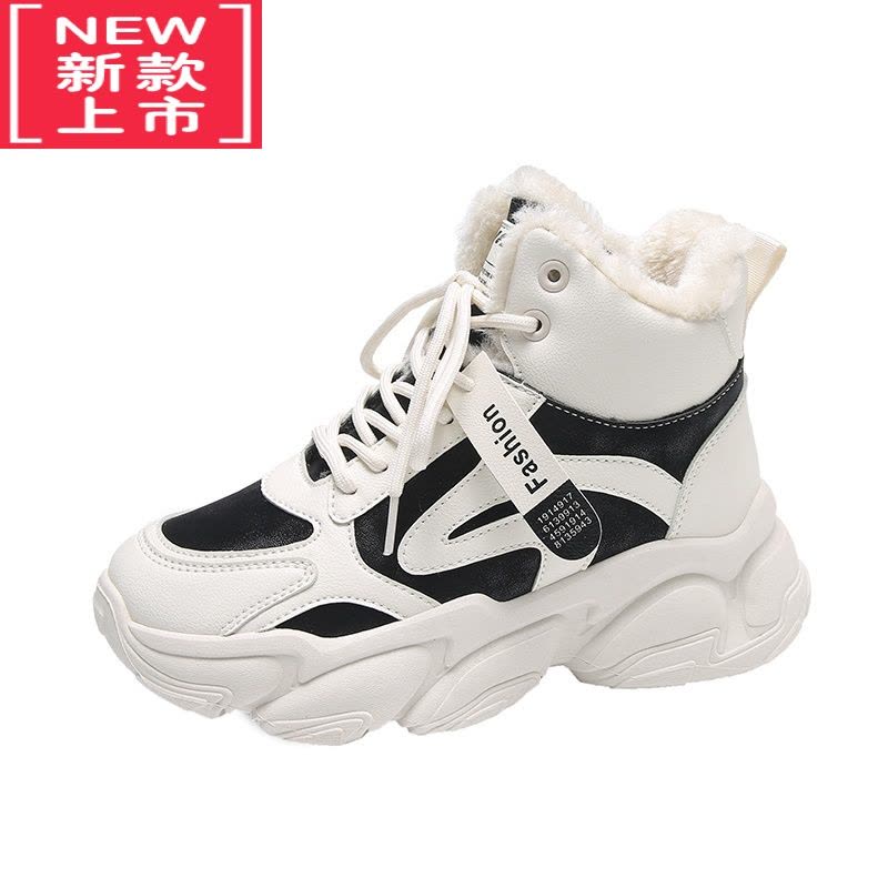 可莉允女童棉鞋冬季加绒加厚保暖大童女鞋东北大棉小学生儿童防滑雪地靴图片