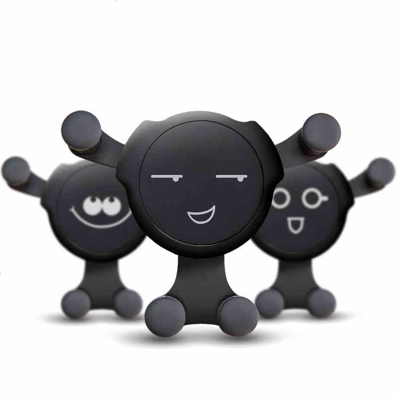 重力感应车载手机架万能通用汽车导航架多功能车用出风口防滑支架