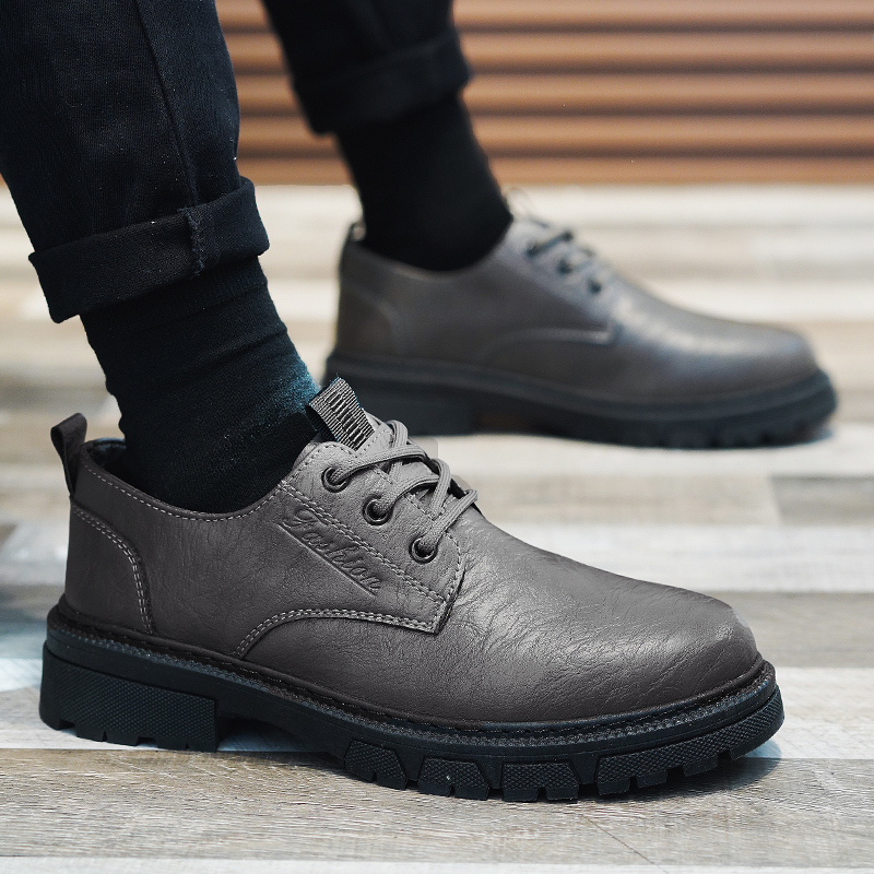 线下专柜同款卡帝乐鳄鱼cartelo新款时尚男士休闲鞋工作鞋皮鞋男鞋