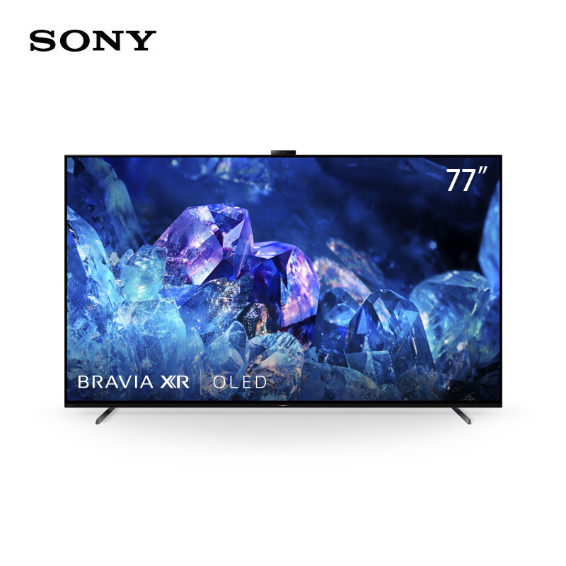 索尼(SONY)XR-77A80EK 77英寸 4K120Hz超高清全面屏OLED电视 XR认知芯片安卓智能摄像头钛黑
