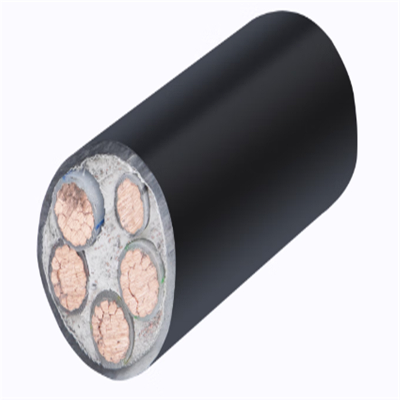 华科中缆无卤低烟阻燃B1级铜芯线WDZB1-YJY-0.6/1KV-3×50+2×25 米高清大图