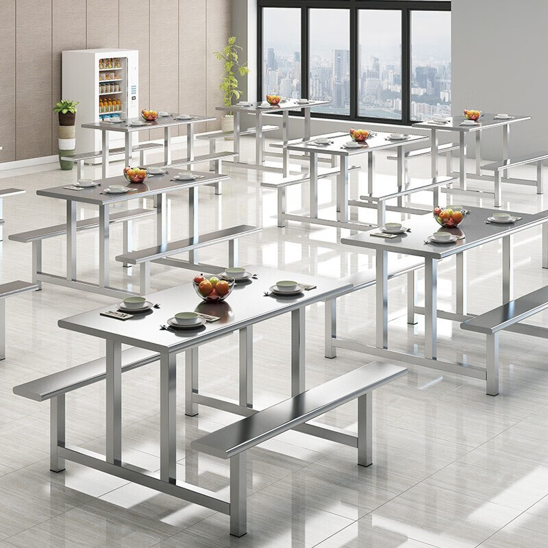 腾焱不锈钢餐桌C12张高清大图