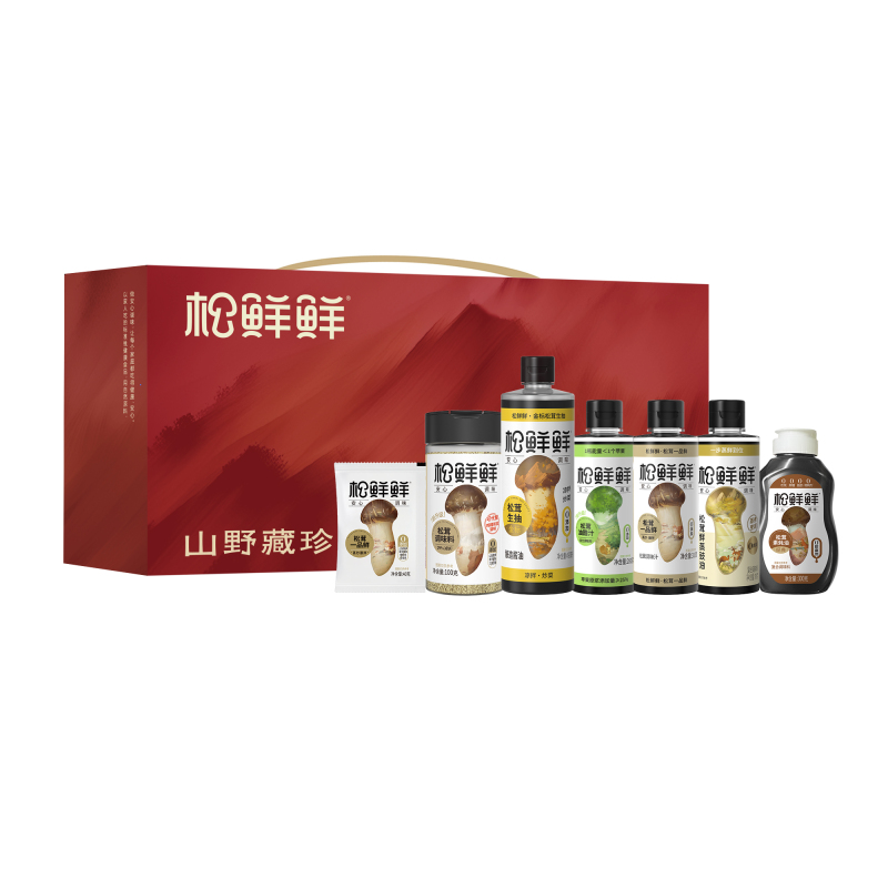 松鲜鲜 山野藏珍1340g+490mL HC